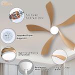 Sofucor 52" Smart Ceiling Fan with Remote