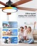 Lumary 52" Smart Ceiling Fan with RGB Lights