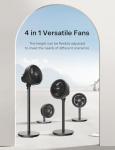 Adjustable Height Oscillation Fan for Home or Office