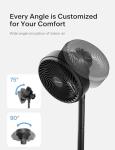 Adjustable Height Oscillation Fan for Home or Office