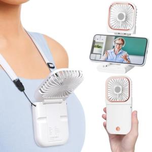 F-color Mini Handheld Fan with Phone Holder