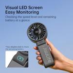 JISULIFE 3-in-1 Rechargeable Handheld Fan