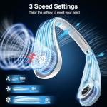 Portable Cordless Bladeless Neck Fan - USB Rechargeable