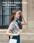 Koonie Rechargeable Handheld Fan with Digital Display