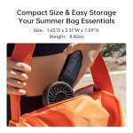 JISULIFE 3-in-1 Rechargeable Handheld Fan