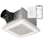Smart Voice-Controlled Bathroom Fan with LED Light