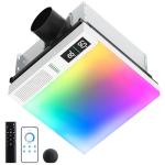 Smart Bathroom Exhaust Fan with Bluetooth Speaker