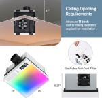 Smart Bathroom Exhaust Fan with Bluetooth Speaker