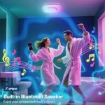 Amico Bluetooth Bathroom Exhaust Fan with Light