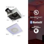 Broan ChromaComfort Exhaust Fan with Bluetooth Speaker