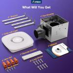 Amico Bluetooth Bathroom Exhaust Fan with Light