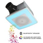 Broan ChromaComfort Exhaust Fan with Bluetooth Speaker