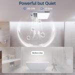 Smart Bathroom Exhaust Fan with Bluetooth Speaker