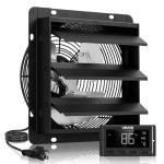 12-Inch Smart Shutter Exhaust Fan for Walls