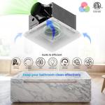 JULLISON Color-Changing Smart Bathroom Exhaust Fan