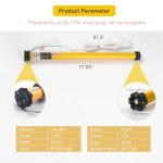 Smart Tuya WiFi Blinds Motor, AC100-240V Plug-in for 1.5"/38mm Shade Tubes, Compatible with Alexa/Google Home, APP & Timer Control, No Hub Required - Idea for Zebra, Roman, Roller Shades