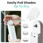 Aura Roller Smart Shade Driver, Remote Control & WiFi Dongle | Automate Existing Blinds | Beaded Window Shade Compatible | Rechargeable Long-Life Battery | Set Up Schedules | Hands Free Voice Control