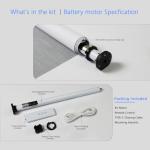 MING CHEN Smart Motorized Blinds with Remote Control