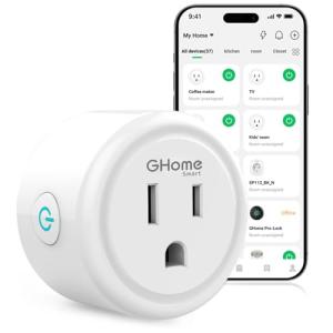 GHome WiFi Smart Plug for Alexa and Google Home