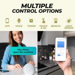 Remote-Controlled Smart Curtain Openers - 2 Pack