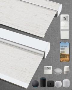 Kincmo Smart Motorized Blackout Roller Blinds