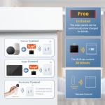 Remote-Controlled Blackout Smart Blinds with Solar Panel