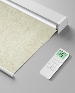 Smart Motorized Roller Shade with Remote Control