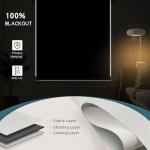 Smart Blackout Roller Shades with Remote & Voice Control