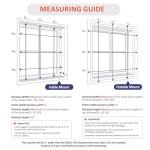 Motorized Blackout Blinds with Remote - White 34x72