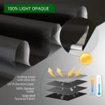 Motorized Blackout Blinds with Remote Control