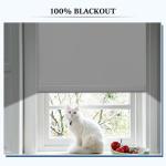 Grandekor Motorized Blackout Roller Shade with Remote