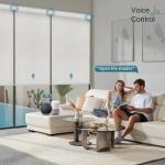 Smart Blackout Roller Shades with Remote & Voice Control