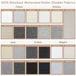 Kincmo Motorized Blackout Blinds with Remote Control