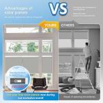 Smart Motorized Blinds with Remote Control, Gray