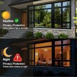 Daytime Window Privacy Film - Reflective Silver Tint