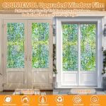 Rainbow Leaf Window Privacy Film - 17.5 x 78.7 in