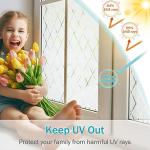 VELIMAX Frosted Privacy Window Film 17.7x78.7 Inches