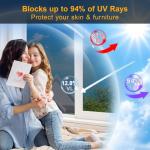 Daytime Window Privacy Film - Reflective Silver Tint