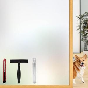 Frosted Glass Window Privacy Film with Tools