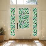 SOMWISE Stained Glass Window Privacy Film Sticker