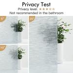 Haton Frosted Window Privacy Film Static Cling