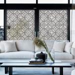 Boho Stained Glass Window Privacy Film 17.7" x 78.7