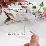 Ranzdn Stained Glass Window Privacy Film 17.5"x78.7