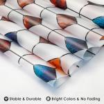 Geometric Frosted Stained Glass Window Film