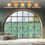 SOMWISE Stained Glass Window Privacy Film Sticker
