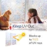 Rainbow Window Privacy Film - 3D Stained Glass