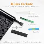 Blackout Window Film - 100% UV Blocking, 3D Pattern