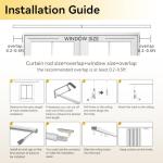 FELIDESIGN Ceiling Curtain Track for Room Divider