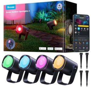 Govee 4-Pack Waterproof Outdoor Color Changing Lights