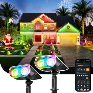 Linkind Smart Solar Color Changing Spot Lights